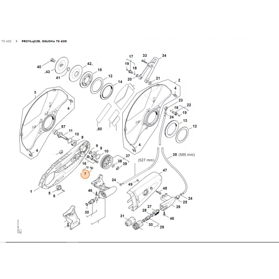 STIHL  Zderzak ogranicznika krańcowego 4224 691 0100